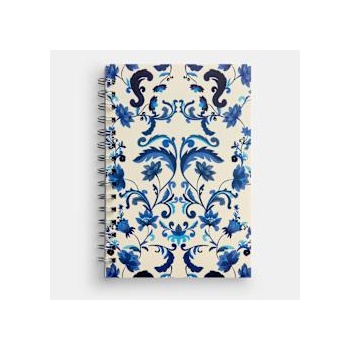 Sentio Бележник със спирала А5, 80л. Indigo Cream
