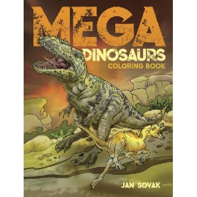 Mega Dinosaurs Coloring Book | Jan Sovak