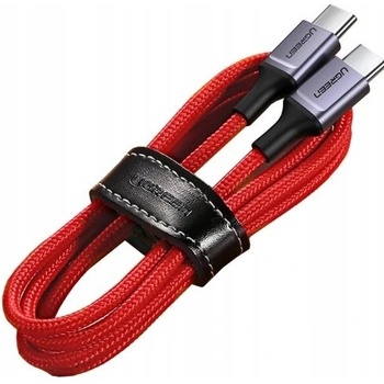 Ugreen 60186 USB-C/USB-C, 60W, 1m, červený