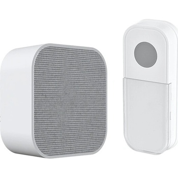 Solight bezdrôtový zvonček, batériový, 180m, biely, learning code