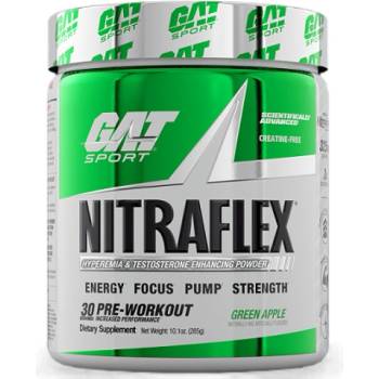Image 1 of G.A.T. Nitraflex Advanced | with Nitrosigine [306 грама] Зелена ябълка