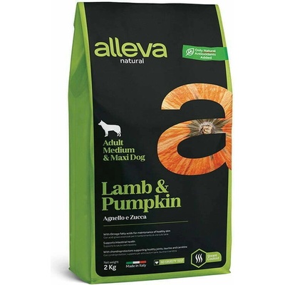 Alleva Natural Adult Medium / Maxi Lamb and Pumpkin 20 kg