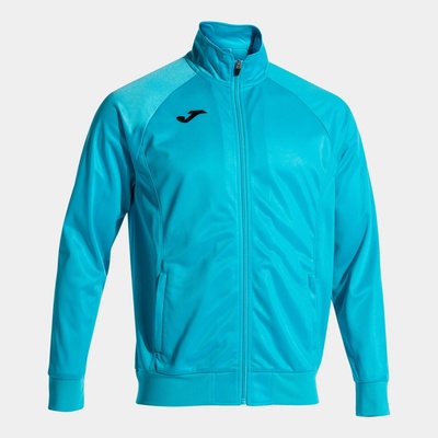 Joma GALA s dlouhým zipem tyrkysová fluo