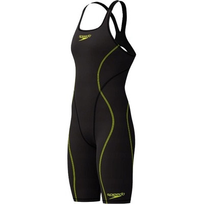 Speedo Fastskin Hyperspark Open Back Black/Yellow