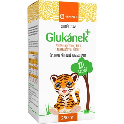 Senimed Glukánek+ sirup pro děti 250 ml