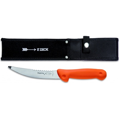 F. Dick Lovecký vyvrhovací nôž s puzdrom MagicGrip oranžový 15 cm 82641156-53