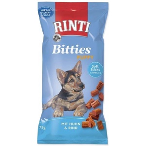 RINTI Лакомство Rinti Bitties Puppy пиле и говеждо 75g (394-91305)