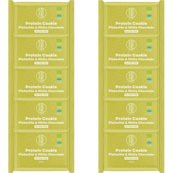 BrainMax Pure 10 x BrainMax Pure® Protein Cookie - шамфъстък и бял шоколад, БИО, 60 g