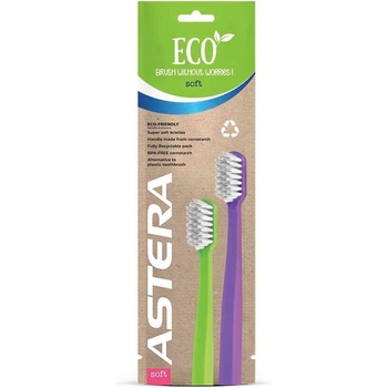 Image 1 of ASTERA Четка за зъби astera eco duo pack soft (a-3090-000221_7)