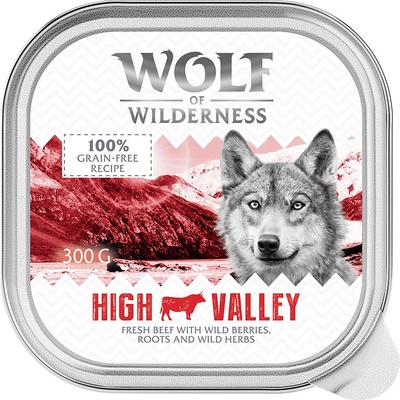 Wolf of Wilderness Adult High Valley hovädzie 12 x 300 g