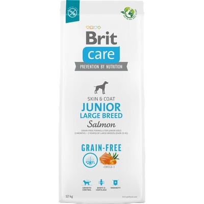 GRAIN FREE Puppy/JUNIOR LARGE- суха храна за малки кучета (3-24 МЕСЕЦА) от големи и гигантски породи ( над 25кг. ) със сьомга и картофи- 12 кг