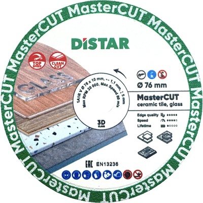 Diamantový řezný kotouč Distar Master CUT 76mm