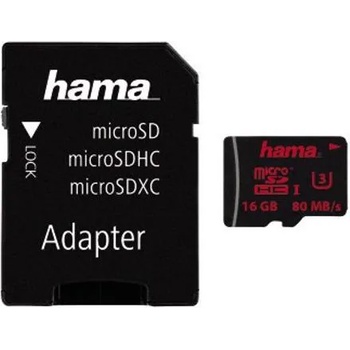 Hama microSDHC 16GB U3 123980