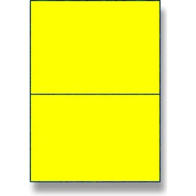 Rayfilm R0131.1122A 210 x 148 mm 200 etiket žlutá fluo