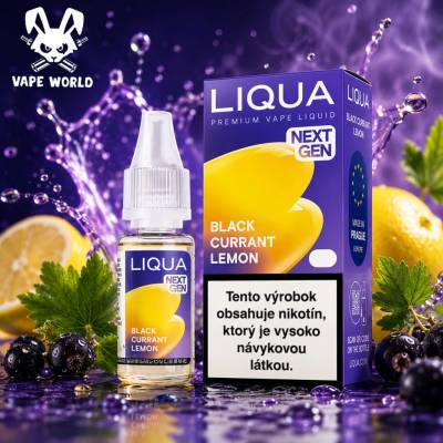 Liqua Blackcurrant Lemon 10 ml 6 mg