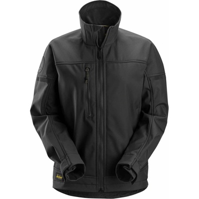 AllroundWork Snickers Workwear bunda softshellová čierna