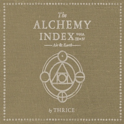 Thrice - Alchemy Index, Vols. 3 & 4: Air & Earth (Indie Exclusive) (45 RPM) (Clear/Gold Coloured) (2 LP) (4050538984989)