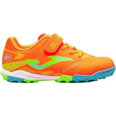 Joma POWERFUL JR Oranžová Světle zelená Bílá