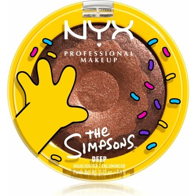 NYX Professional Makeup The Simpsons Highlighter rozjasňovač Glazed Over 7.1 g