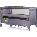 Chipolino Бебешка кошара с падаща страна Chipolino - Релакс, тигър, тъмносива (KOSIRE266CH) - ozone