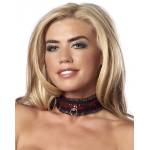 Rimba Satin Look Collar Red