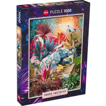 Heye Пъзел Heye от 1000 части - Рай за слонове (30008)