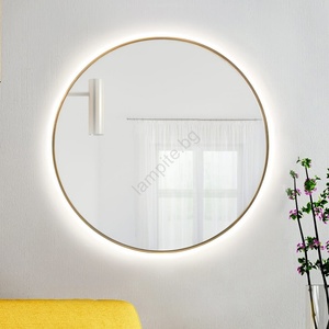 Baltica Design - LED огледало с подсветка BRIGHT 15W/230V 4500K Ø 100 см IP65 златно (DB0013)
