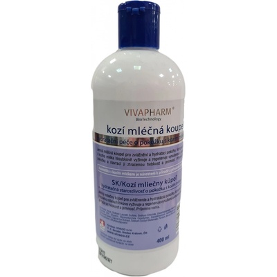 Vivapharm Kozí hydratační mléčná koupel 400 ml