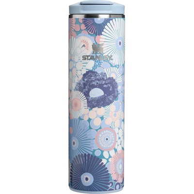Stanley termohrnček Aerolight Transit FlipTop Blue Dream Wildflower 470 ml