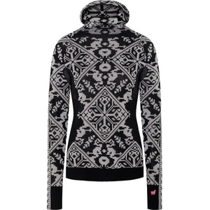 Kari Traa Дамско мериносово термобельо Kari Traa Women's Saga Hood Merino base layer - Black - размер XS (105-6582-0111)