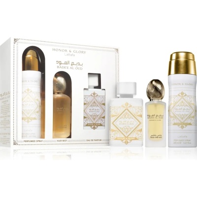 LATTAFA Badee Al Oud Honor & Glory подаръчен комплект унисекс 3 бр