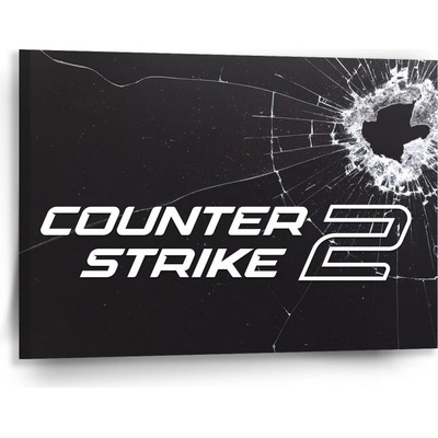 Sablio Obraz Counter Strike 2 Průstřel - 90x60 cm