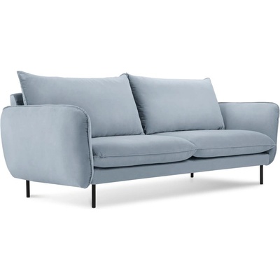 Cosmopolitan Design zamatová pohovka 160 cm Vienna svetlo modrá