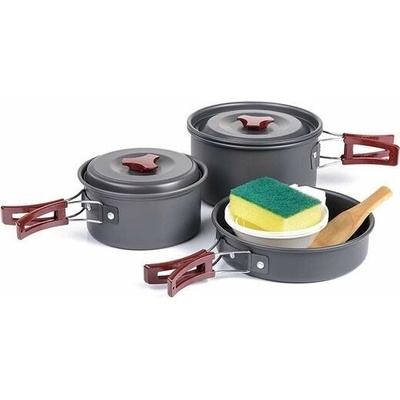Naturehike súprava hliníkového riadu pre 2-3 osoby 680 g 6927595787205