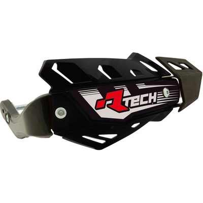 RACETECH (RTECH) chrániče páček FLX ATV/QUAD barva černá (se 3 typy úchytů na řídítka)