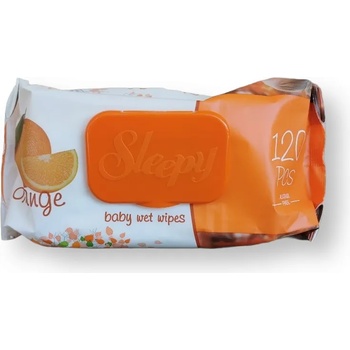 Sleepy мокри кърпи, Портокал, 120 броя