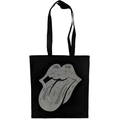 Taška The Rolling Stones Hackney Diamonds Holo Tongue Čierna