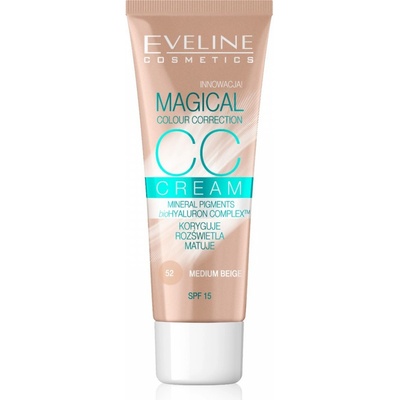 Eveline Magical CC multifunkční tónovací krém 52 medium beige 30 ml – Zbozi.Blesk.cz