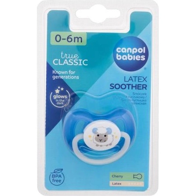 Canpol babies Bunny & Company Latex Soother Blue 0-6m каучуков биберон