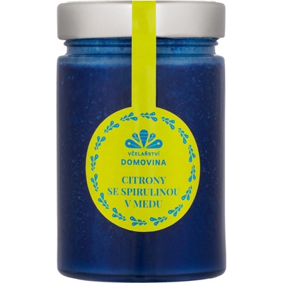 Včelařství Domovina Med s citrónmi a spirulinou 400 g