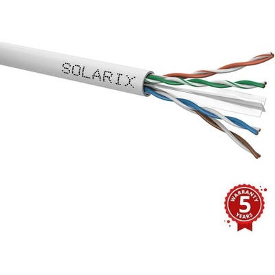 Solarix SXKD-6-UTP-PVC UTP, Cat6, drát, PVC, box, 100m – Zboží Živě