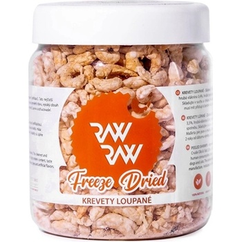Raw Raw maškrty mrazom sušené krevety lúpané 60 g