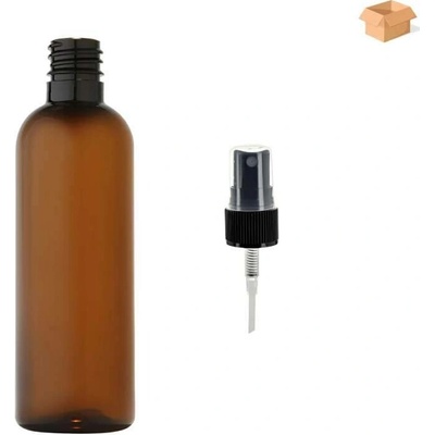 Via Plastová lahvička hnědá s ČERNÝM rozprašovačem 100 ml 400 ks