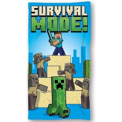 Osuška Minecraft Survival Mode 70x140cm