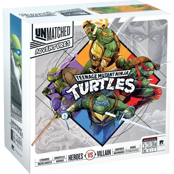 IELLO Настолна игра Unmatched Adventures: Teenage Mutant Ninja Turtles - Кооперативна (REO0899)