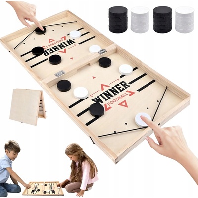 RYCHLÁ STOLNÍ HRA SLING PUCK, PRAKOVÁ STŘÍLEČKA, SLINGPUCK CYMBERGAJ DOVEDNOSTNÍ HRA