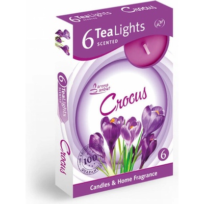 Santo Candles Šafran 6 ks