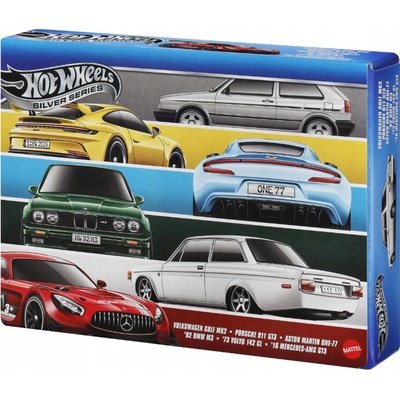 Mattel Hot Wheels Silver Series Euro Style Set 6ks