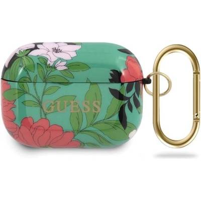 Guess Калъф Guess Flower Collection за Apple AirPods Pro, Blue