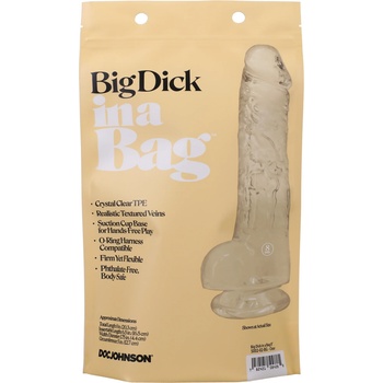 Doc Johnson in a Bag Dildo 8"/20 cm Transparent